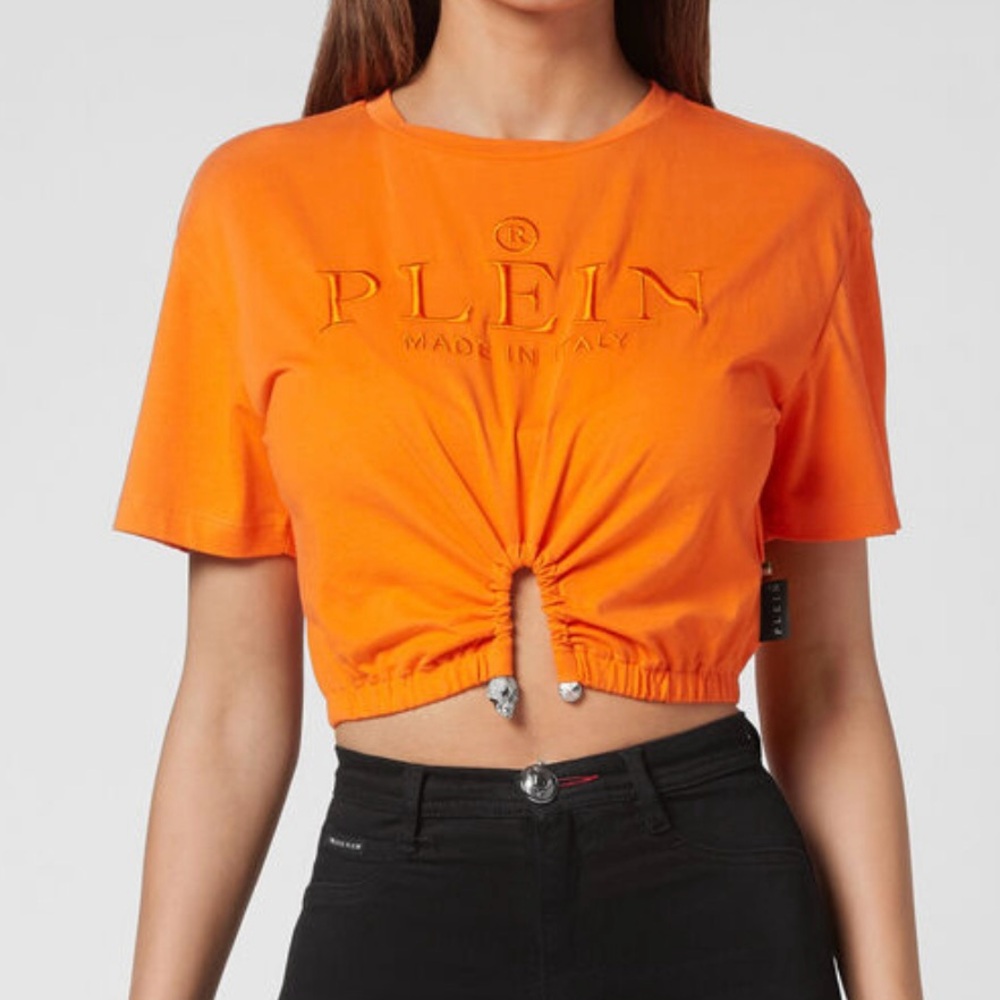 Philipp Plein Cropped Iconic T-Shirt Size XSmall